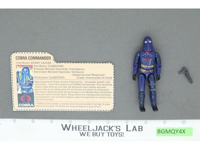Cobra Commander V2 MAIL AWAY 100% Complete G.I. Joe 1984 Hasbro Vintage Figure