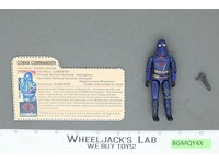 Cobra Commander V2 MAIL AWAY 100% Complete G.I. Joe 1984 Hasbro Vintage Figure