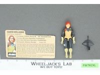 Scarlett V1 Straight Arm 100% Complete 1982 G.I. Joe Hasbro Vintage Figure