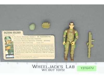 Zap V1.5 Swivel Arms 100% Complete G.I. Joe 1983 Hasbro Vintage Action Figure