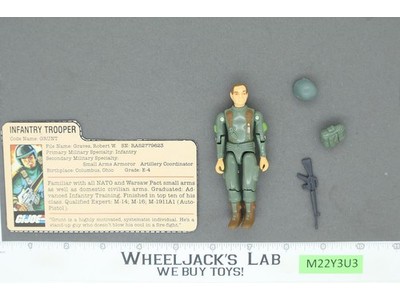 Grunt V1 Straight Arms 100% Complete 1982 G.I. Joe Hasbro Vintage Action Figure