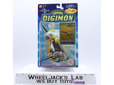 Digivolving Submarimon Digimon Series 2 2000 Bandai Action Figure NEW SEALED