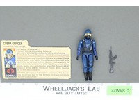 Cobra Officer V1.5 Swivel Arms 100% Complete G.I. Joe 1983 Hasbro Vintage Figure