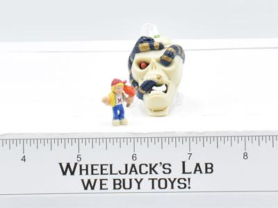 Wraptile Shrunken Head 100% Complete 1993 Mighty Max Bluebird Toys Action Figure