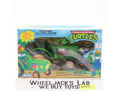 Farmer Mike And Turtle Tractor TMNT 1993 Playmates Action Figure NEW SEALED
