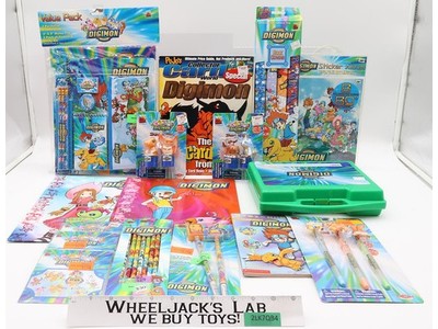 Lot of Digimon Stampers Folders Book Covers School Supplies Merch Fun-4-All NEW