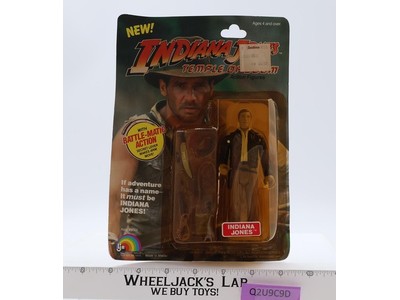 Indiana Jones Battle Matic Temple of Doom 1984 LJN Action Figure NEW SEALED