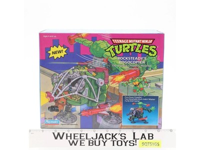 Rocksteady's Pogocopter TMNT 1991 Playmates Action Figure Vehicle NEW SEALED