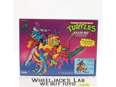 Killer Bee Complete Teenage Mutant Ninja Turtle TMNT 1990 Playmates Vehicle MIB