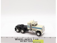 Mack Road King White w/ Blue Stripes Schaper STOMPER SEMIS 1980's Vtg WORKS!