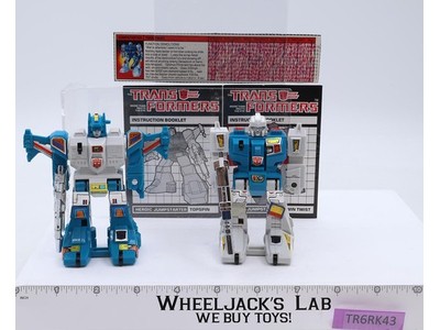 Twintwist Twin Twist & Topspin 100% Complete 1985 Vintage G1 Transformers NM