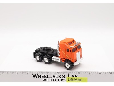 Kenworth Freightliner Semi Schaper ORANGE Stomper #772 1980's Vtg LIGHTS & RUNS