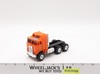 Kenworth Freightliner Semi Schaper ORANGE Stomper #772 1980's Vtg MOTOR WORKS