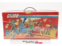 GI Joe Collectors Case 24 Action Figures W/ 2 TRAYS 1984 Tara Toy Corp Hasbro