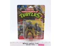 Rocksteady TMNT Playmates 1990 Vintage Action Figure NEW MOSC SEALED