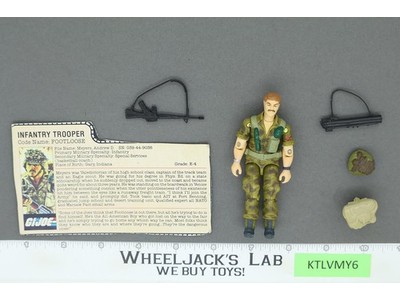 Footloose V1 100% Complete G.I. Joe 1985 Hasbro Vintage Action Figure
