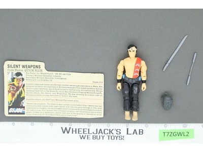 Quick Kick V1 100% Complete G.I. Joe 1985 Hasbro Vintage Action Figure