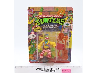 Rock n Roll Mondo Gecko Teenage Mutant Ninja Turtle TMNT 1992 Playmates NEW MOSC
