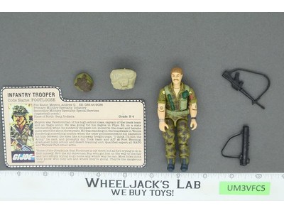 Footloose V1 100% Complete G.I. Joe 1985 Hasbro Vintage Action Figure