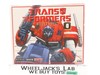 Optimus Prime #0 Collection TFC Transformers G1 Reissue 2002 Takara NEW SEALED