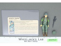 Grunt Swivel Arms V1.5 RED CARD BACK 100% Complete G.I. Joe Hasbro 1982 Vintage