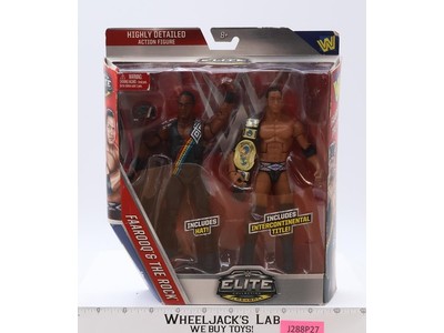 Faarooq & The Rock WWE Elite Collection Flashback 2015 Mattel Figures NEW SEALED