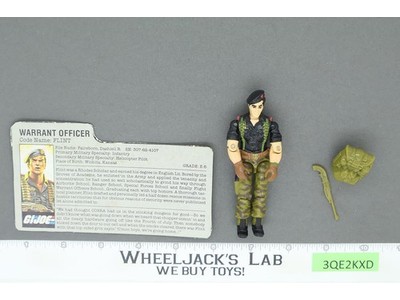 Flint V1 100% Complete 1985 G.I. Joe Hasbro Vintage Action Figure