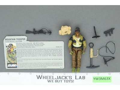 Alpine V1 100% Complete G.I. Joe 1985 Hasbro Vintage Action Figure