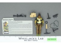 Alpine V1 100% Complete G.I. Joe 1985 Hasbro Vintage Action Figure