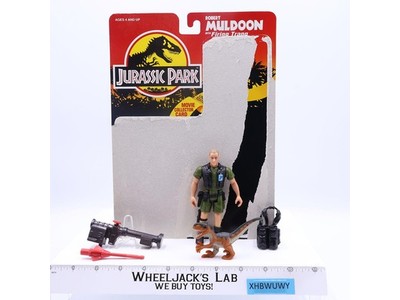 Robert Muldoon Jurassic Park Series II 1993 Kenner Vintage Figure W/CARDBACK