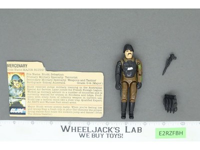 Major Bludd V1 100% Complete 1983 G.I. Joe Hasbro Vintage Action Figure