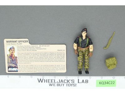 Flint V1 100% Complete 1985 G.I. Joe Hasbro Vintage Action Figure