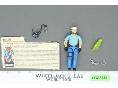 Shipwreck V1 100% Complete G.I. Joe 1985 Hasbro Vintage Action Figure