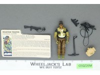 Alpine V1 100% Complete G.I. Joe 1985 Hasbro Vintage Action Figure
