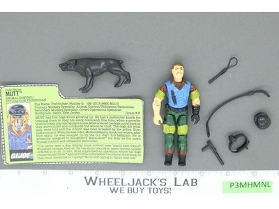 Mutt Slaughters Marauders V2 100% Complete G.I. Joe 1989 Hasbro Vintage Figure