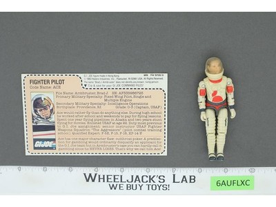 Ace V1 100% Complete G.I. Joe 1983 Hasbro Vintage Action Figure