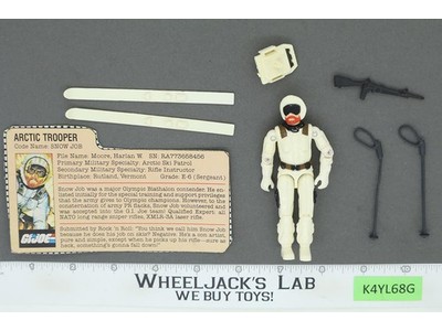 Snow Job V1 100% Complete G.I. Joe 1983 Hasbro Vintage Action Figure