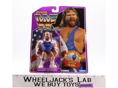 Hacksaw Jim Duggan WWF Wrestling 1993 Hasbro Action Figure NEW MOSC SEALED
