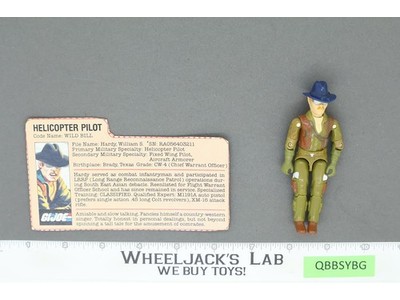 Wild Bill V1 100% Complete G.I. Joe 1983 Hasbro Vintage Action Figure