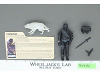 Snake Eyes & Timber V2 100% Complete G.I. Joe 1985 Hasbro Vintage Action Figure