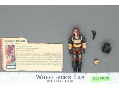 Zartan V1 100% Complete G.I. Joe 1984 Hasbro Vintage Action Figure