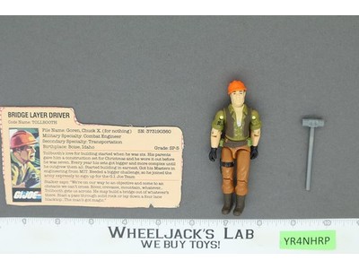 Tollbooth V1 100% Complete G.I. Joe 1985 Hasbro Vintage Action Figure