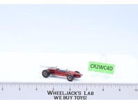 Brabham-Repco F-1 Red 1969 Redline Hot Wheels Mattel Vintage RL Hong Kong