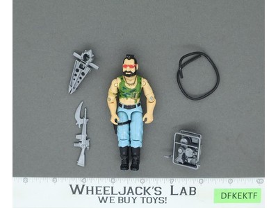 Ripper V1 100% Complete G.I. Joe 1985 Hasbro Vintage Action Figure