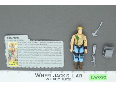 Buzzer V1 100% Complete G.I. Joe 1985 Hasbro Vintage Action Figure