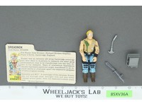 Buzzer V1 100% Complete G.I. Joe 1985 Hasbro Vintage Action Figure