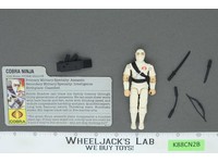 Storm Shadow V1 100% Complete G.I. Joe 1984 Hasbro Vintage Action Figure
