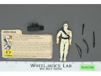 Storm Shadow V1 100% Complete G.I. Joe 1984 Hasbro Vintage Action Figure