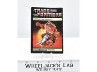 Ironhide Action Figure Vintage Instruction Manual Booklet 1984 G1 Transformers