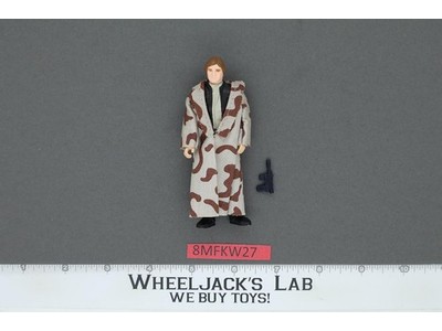 Han Solo Trench Coat 100% Complete Star Wars ROTJ 1983 Vintage Kenner NO REPRO